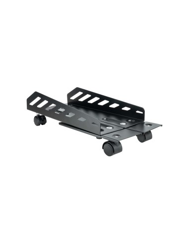 Soporte Para Cpu De Suelo Ruedas Plegable Negro