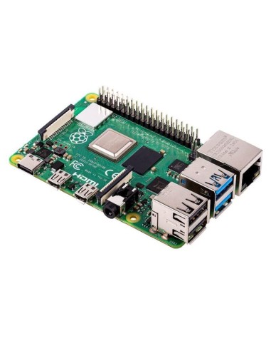 Kit Raspberry Pi 4 4 Gb + Caja Negra Alimentación Negra