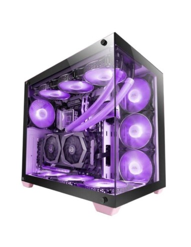 Caja Gaming Torre Mars Gaming Mcv4 Rosa