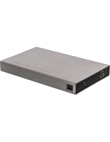 Inline Caja Externa 2.5" Usb 3.1, Para Sata Hdd/ssd, Con Puerto Usb Tipo C