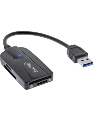 Lector De Tarjetas Inline Usb 3.1 Usb-a, Para Sd/sdhc/sdxc, Microsd, Compatible Con Uhs-ii