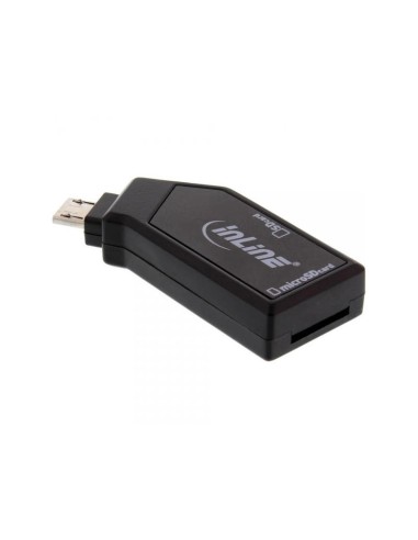 Lector De Tarjetas Móvil Inline Otg Usb 2.0 Para Sd Y Microsd Para Android