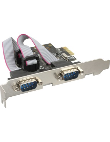 Tarjeta Pci-express Inline 2x Pcie Serie De 9 Pines