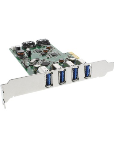 Tarjeta Pci Inline Usb 3.0 + Sata Pcie 4x Usb 3.0 + 2x Sata 6gb/s