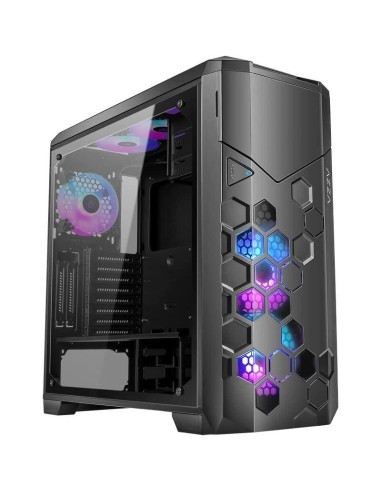 Caja Pc Azza Storm 6000b V1 Gaming Argb Bigitower Black Retail Csaz-6000argb/b