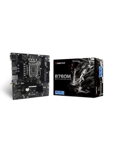 Placa Base Biostar B760mx2-e D4 Intel B760 Lga 1700 Micro Atx