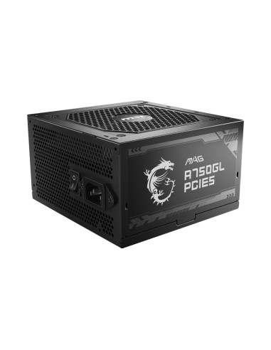 Fuente De Alimentación Msi Mag A750gl Pcie5 750 W 20+4 Pin Atx Atx Negro