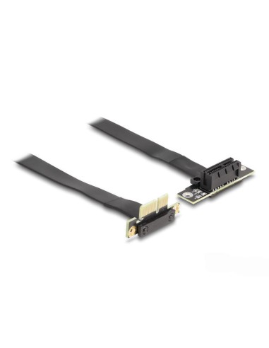 Delock 88042 Tarjeta Elevadora Pci Express X1 Macho Con ángulo De 90° A Ranura X1 Con ángulo De 90° Con Cable 30 Cm