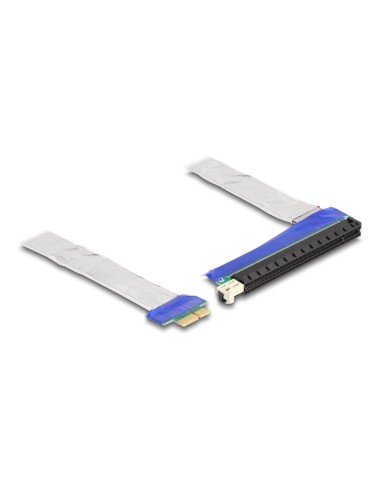 Delock 88047 Tarjeta Elevadora Pci Express X1 Macho A Ranura X16 Con Cable 20 Cm