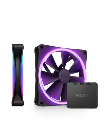 Ventilador Nzxt F140 Rgb Duo Twin 140x140x25 Negro