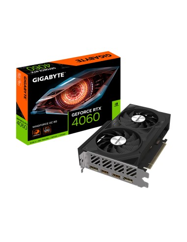 Tarjeta Gráfica Gigabyte Geforce Rtx 4060 Windforce Oc 8g 8gb Gddr6