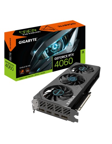 Tarjeta Gráfica Gigabyte Rtx 4060 Eagle Oc 8gb Gddr6 Gv-n4060eagle Oc-8gd G10