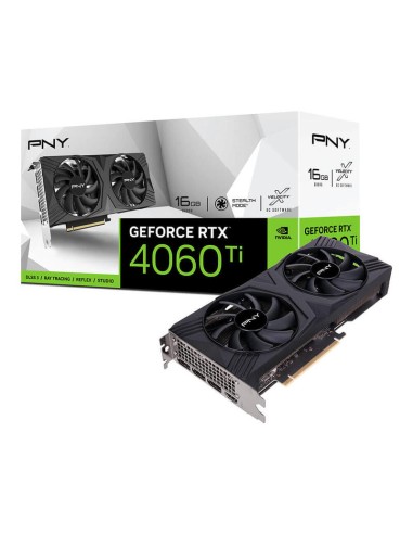 Tarjeta Gráfica Pny Geforce Rtx 4060 Ti Verto Doble Fan 16gb Gddr6