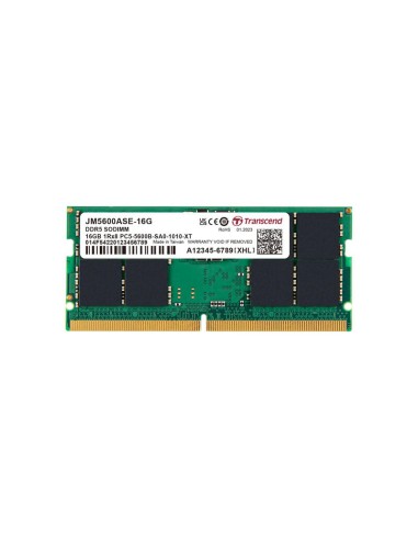 Transcend 16gb Jm Ddr5 5600 So-dimm 1rx8 2gx8 Cl46 1.1v