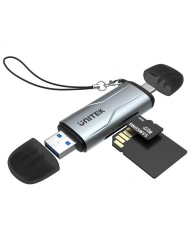 Unitek R1010a Lector De Tarjetas Usb 3.2 Gen 1 (3.1 Gen 1) Type-a/type-c Gris