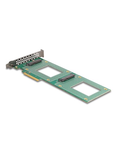 Delock 90151 Tarjeta Pci Express 4.0 X8 A 2 X Interno U.2 Nvme Sff-8639 - Bifurcación (laxan 236 X 87 Mm)