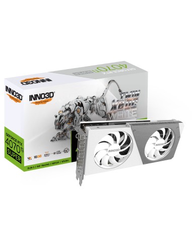 Tarjeta Inno3d Geforce Rtx 4070 Ti Super Twin X2 Oc White 16gb Gddr6x Dlss 3