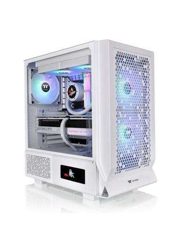 Caja Pc Thermaltake Ceres 330 Tg Argb Snow Blanco Ca-1y2-00m6wn-01