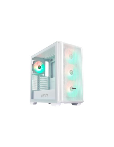 Caja Pc Abysm Danube Kamp Bx300 White  Atx, Itx, Micro Atx - Lateral Cristal Templado - 3.5" Y 2.5" - Usb-a, Usb-c Y