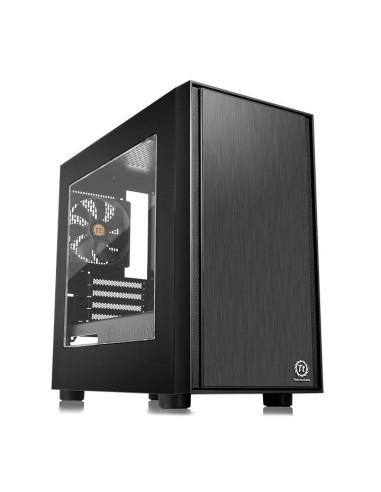 Caja Pc Thermaltake Versa H17 Window Micro Tower Negro