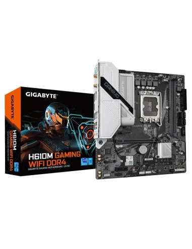 Placa Base Gigabyte H610m Gaming Wf Ddr4 Intel H610 Express Lga 1700 Micro Atx