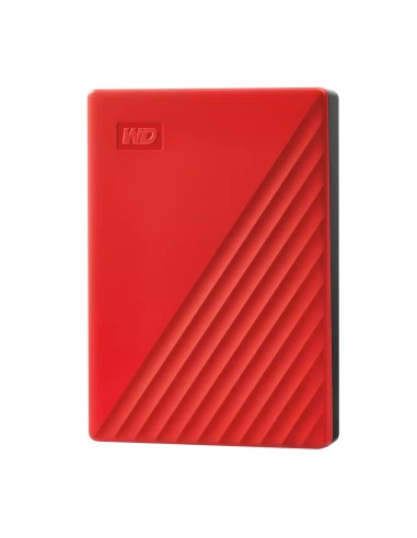 Wd My Passport Wdbr9s0060brd Disco Duro Cifrado 6 Tb Externo (portátil) Usb 3.2 Gen 1 Aes De 256 Bits Rojo