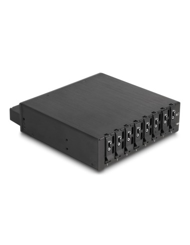 Delock 47129 Rack Móvil De 5.25" Para 8 X Ssd M.2 Nvme Con Conector Sas Sff-8654 Delgado