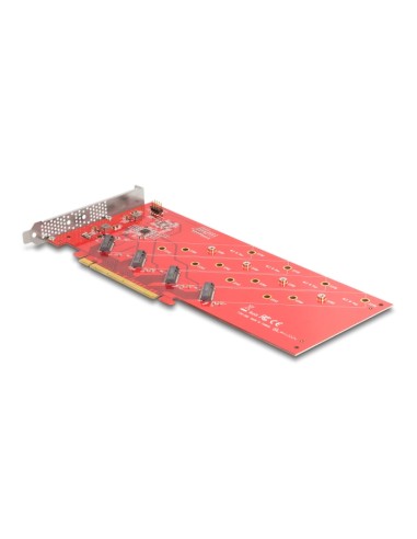 Delock 90617 Tarjeta Pci Express X16 A 4 X Nvme Interno M.2 Clave M 110 Mm - Bifurcación