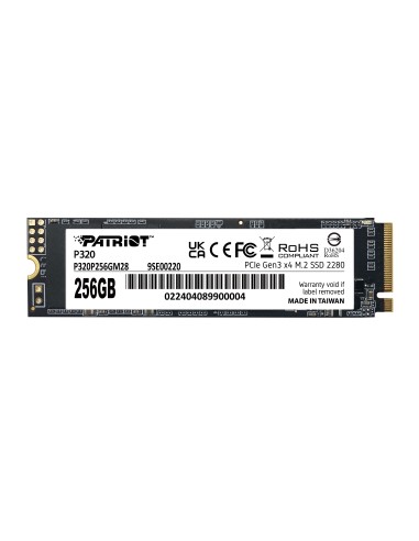 Ssd Patriot Viper P320 M.2 Pci-ex4 Nvme 256gb 2.2gb/s