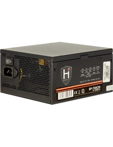 Fuente  Inter-tech Hipower Sp-750cm  De Alimentación 750 W 20+4 Pin Atx Atx Negro