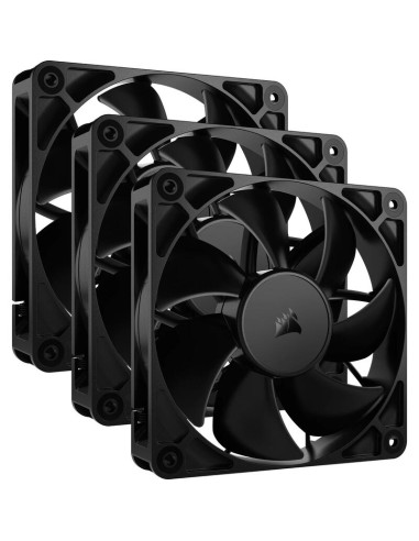 Ventilador Pc Corsair Rs120 Pwm  Negro, Paquete De 3 Co-9050189-ww