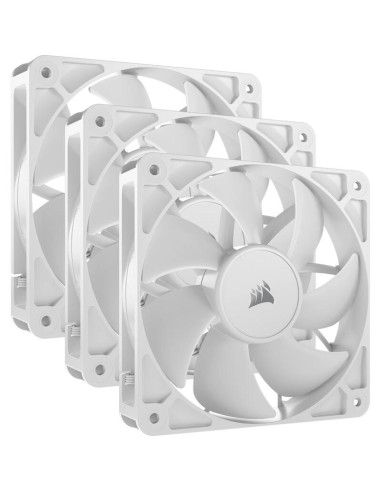 Ventilador  Pc Corsair Rs120 Pwm, , Paquete De 3 Co-9050193-ww Blanco