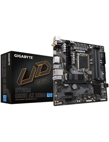 Placa Base Gigabyte B760m Ds3h Ax Ddr4  Intel B760 Express Lga 1700 Micro Atx