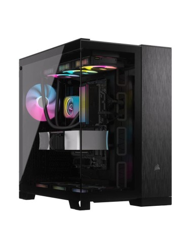 Caja Pc  Corsair Geh Midi 6500x Vidrio Templado Negro Obsidian Alu