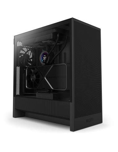 Caja Pc  Nzxt H5 Flow 2024 Vidrio Templado Cc-h52fb-01 Negra