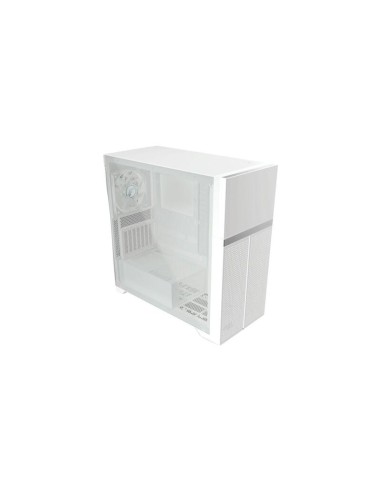 Caja Pc Atx Semitorre Valkyrie Vk02 Lite Cristal Templado Blanca