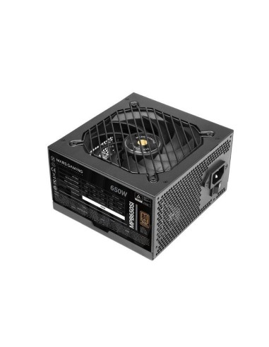 Fuente Alim. 650w Si 80+ Mars Gaming 650w/ 80 Plus Bronze/ Ventilador Extreme Silence 120mm