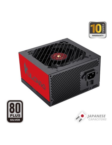 Fuente Alim. 750w Si 80+ Rojo Mars Gaming 750w/ 80 Plus Silver/ Ventilador 120mm