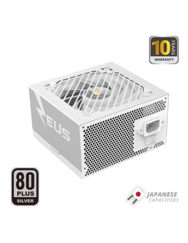 Fuente Alim. 750w Si 80+ Blanco Mars Gaming 750w/ 80 Plus Silver/ Ventilador 120mm/ Eficiencia 99%