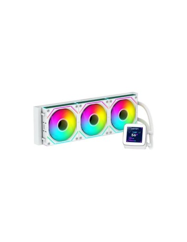 Pack De 4 Unidades Abysm Oceanic Lcd 360 Argb Kit De Refrigeracion Liquida - 3 Ventiladores De 120mm - Iluminacion Argb