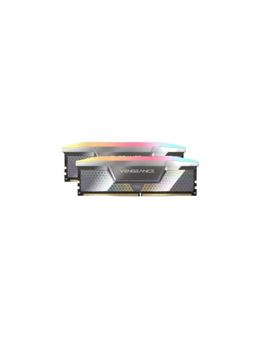 Memoria Corsair 48 Gb Ddr5-8000 2x 24 Gb  Plateada, Cmhc48gx5m2x8000c38, Vengeance Rgb, Intel Xmp Cmhc48gx5m2x8000c38