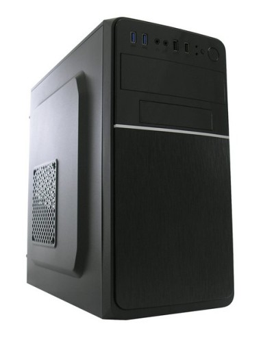 Caja Pc Lc-power 2015mb, Micro Tower, Metal, Negro, Micro Atx,mini-itx, 13,5 Cm