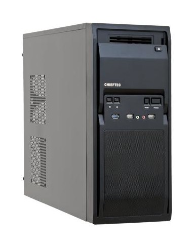 Caja Pc Chieftec Lg-01b-op Carcasa De Ordenador Midi Tower Negro