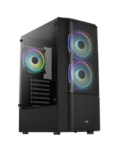 Caja Pc Aerocool Atx Quantum Mesh V3 Black Microatx/atx/miniitx