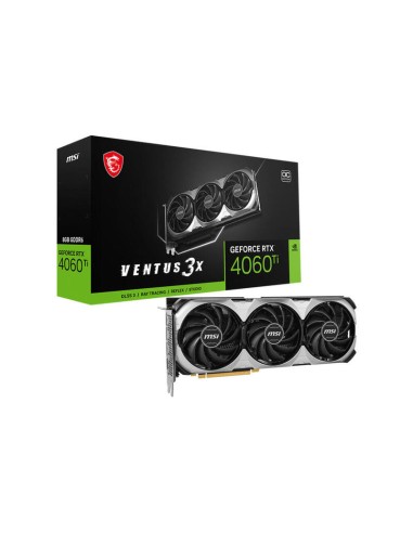 Vga Msi Geforce® Rtx 4060 Ti 8gb Ventus 3x E Oc