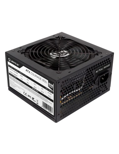 Fuente De Alimentacion Unykach Atx  850w Gaming Courage Negra 52052