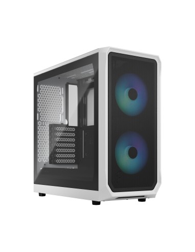 Caja Pc Fractal Design Focus 2 Rgb White Tg Clear Tint, Fd-c-foc2a-04