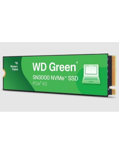 Ssd Western Digital Green 1tb M.2 Pcie Gen4 Nvme Write Speed 4200 Mbytes/sec Read Speed 5000 Mbytes/sec 2.3mm Tbw 150 Tb Wds1...