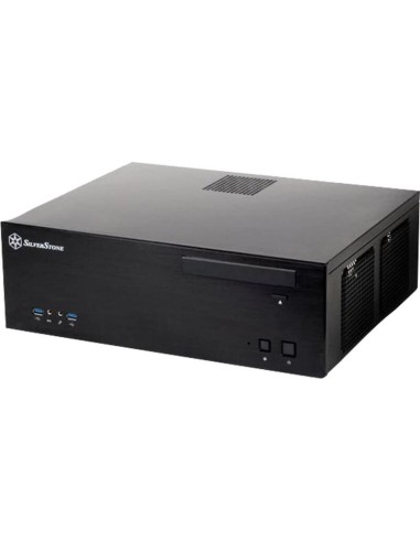 Caja Pc Silverstone Computer Case Sst-gd04b Usb 3.0 Grandia Htpc Micro Atx, Black