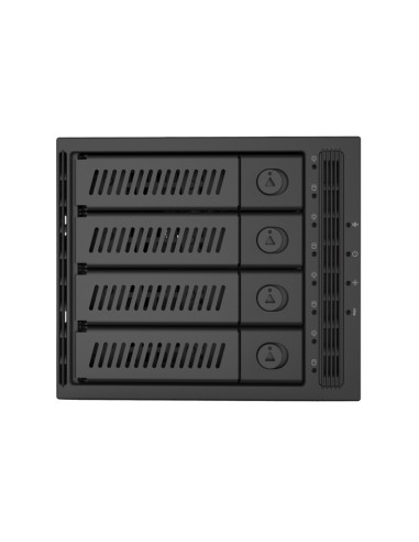 Chieftec Cmr-3141sas Panel Bahía Disco Duro Para 4 Hdd / Ssd (3,5 "/ 2,5"), Ocupa 3 Ranuras De 5,25 "